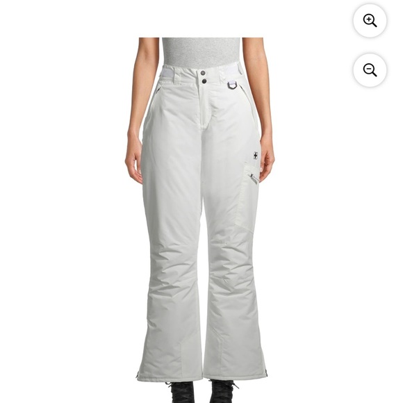 Swiss Tech Womens Ski Snowboard Pants Ivory Small Insulated Outdoor Winter Warm - Picture 1 of 16